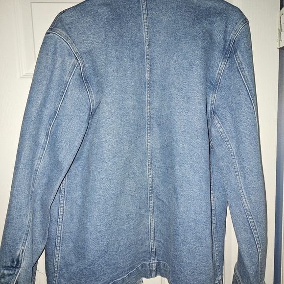 A.P.C. × BRAIN DEAD - Blue and Yellow Denim Jacket - Picture 4 of 4